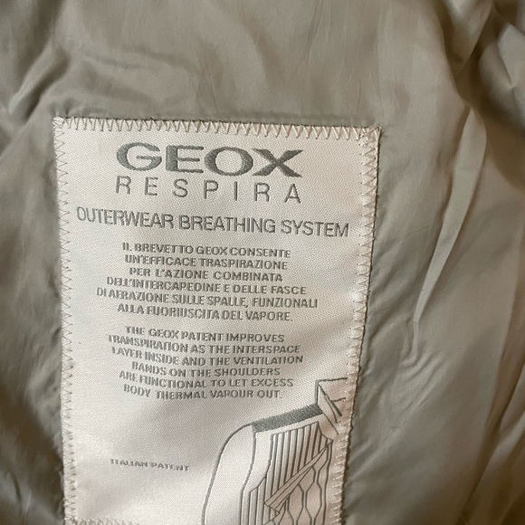 Geox Windbreaker Jacket Packable Hood Size 8 - Picture 7 of 12
